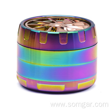 GZ3363101-RB zinc alloy herb tobacco grinder